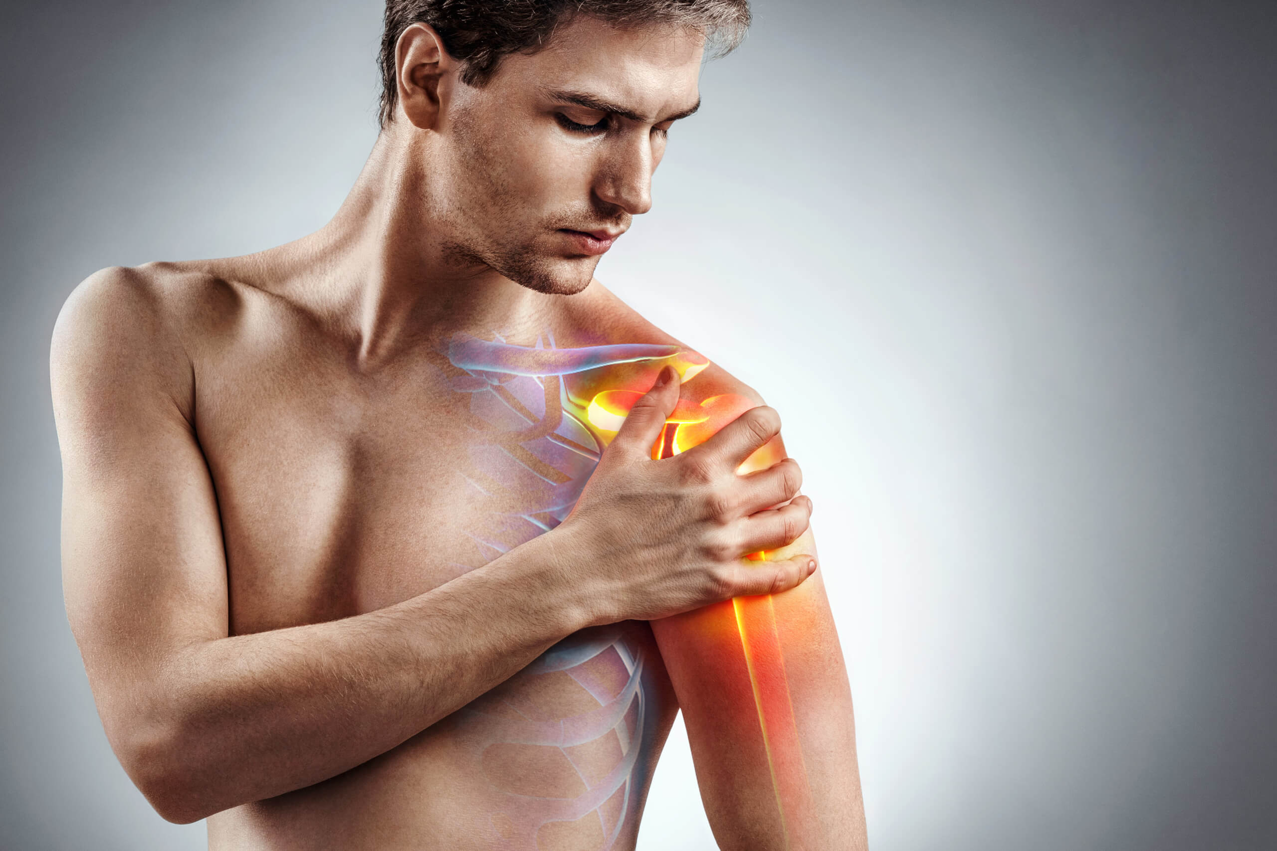 shoulder pain area depiction